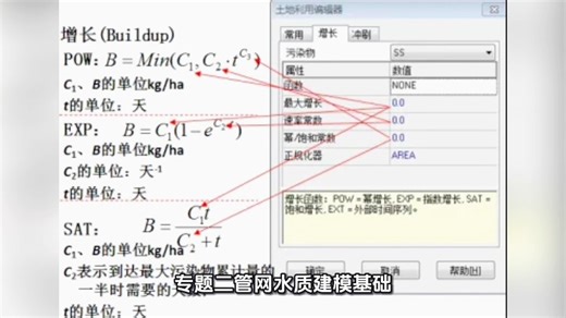 SWMM排水管网水力、水质建模及在海绵与水环境中的应用