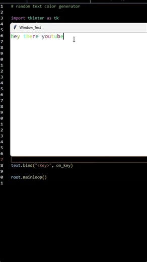 Visual studio code random text color generator