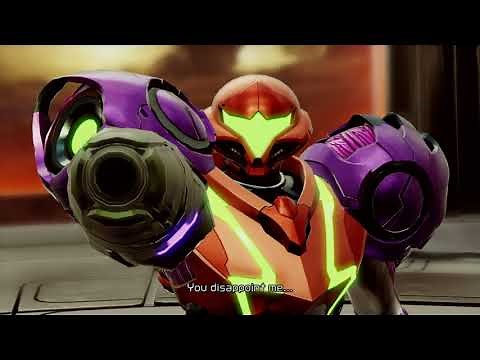 Metroid Dread final boss Raven Beak prefight story cutscene