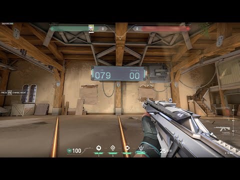 VALORANT 100-Bot Aim Challenge - 79 seconds