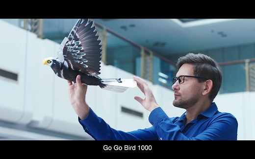 智能仿生扑翼飞行器，Go Go Bird1000系列新品发布宣传视频