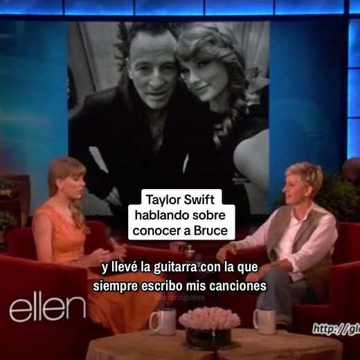 Taylor Swift y Bruce Springsteen: Encuentro en Speak Now