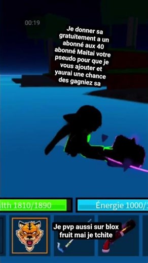 je donner gratuitement sa sur blox fruit et pvp mai je script