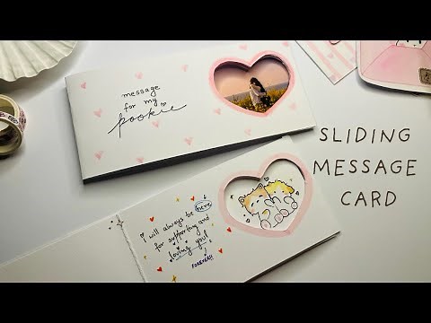 Surprise Message Card DIY | Easy & Aesthetic Handmade Gift Idea 💗