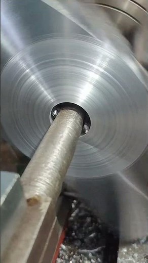piston top making on lathe machine #machine #automobile #cncmachine
