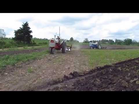 Ford 6000's plowing