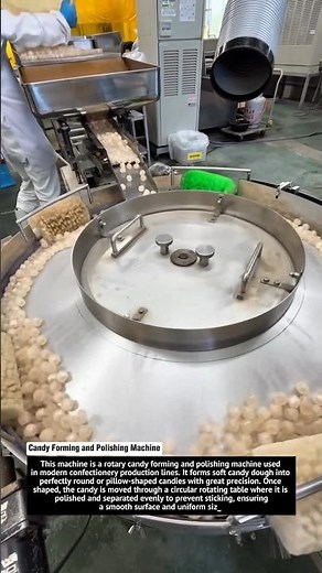 Amazing Candy Forming Machine – Perfect Round Candy Production Process! Factory Automation