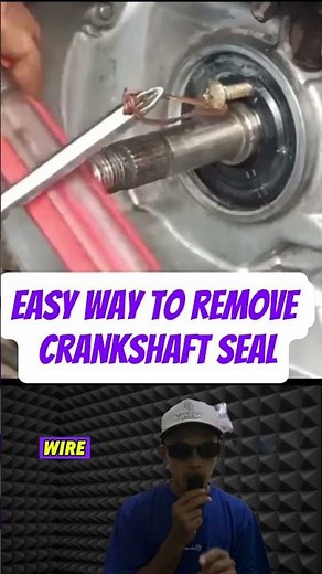 Easy way to remove crankshaft seal