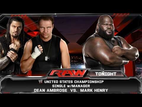 RAW | Mark Henry vs. Dean Ambrose