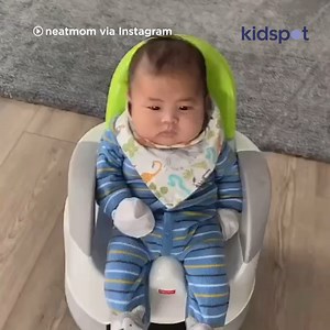 Well that's one way to entertain bub while you tick off some house chores 🤣😂 | Kidspot