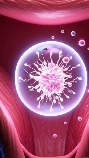 How Fertilization Happens🧬The Beginning of Human Life #shorts #miracleinmotion #fertilization