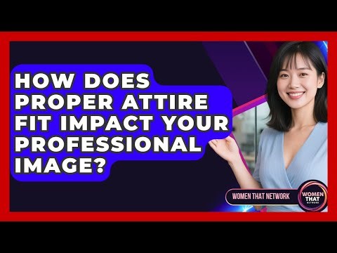 How Does Proper Attire Fit Impact Your Professional Image? - Women That Network