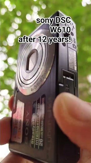sony cyber-shot DSC-W610 after 12 years, #originalvideo