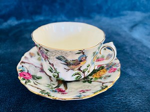 Vintage Old Royal Bone China Tea Cup and Saucer - Etsy