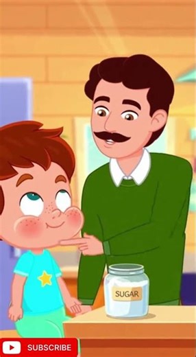 Johnny Johnny Yes Papa 👶 | Eating Sugar Song | Nursery Rhymes for Kids #cartoonforkids #kidssongs