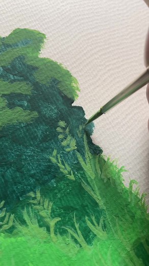 Finally managed to complete the tutorial! Not happy with this I did get the colours wrong and techniques here and there. Oh well, Practice makes perfect I guess. #gouache #gouachepainting #studioghibliart #studioghibli #fyp #fypシ #fypシ゚viral #fypage #explore #art #gouachepaintingprocess