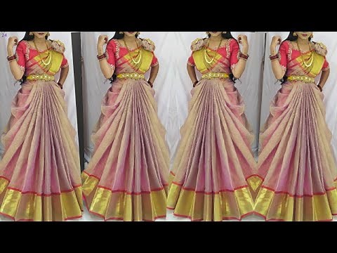 How to wear saree different styles looks pretty/Saree Draping Elegant Styles/ different saree drape
