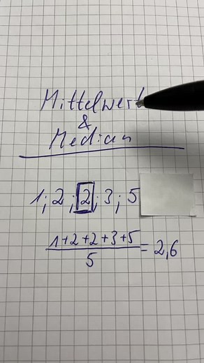 Understanding Mittelwert and Median in Statistik | MathebyDanielJung