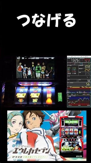 【#エウレカ】つなげることが大事【#パチスロ】【初代エウレカ】【#エウレカセブン】【#実況】