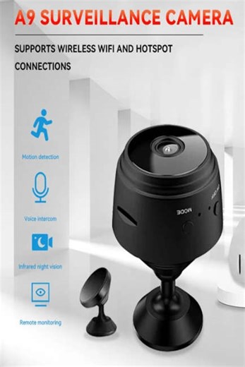A9 WiFi Mini Camera HD 1080P Video recorder Voice Recorder Security Surveillance Camera Smart Home | bobshop.co.za