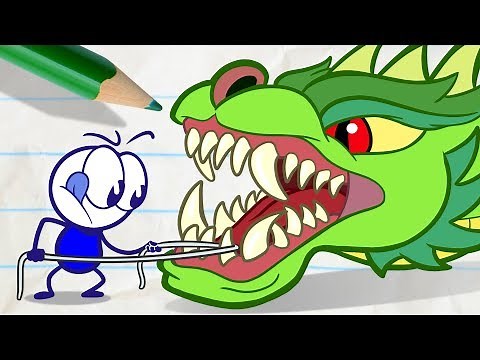 Dragon And On And On - Pencilmation | Animation | Cartoons | Pencilmation