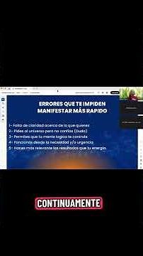 MANIFIESTA MAS RAPIDO ELIMINANDO EL ERROR 4 DE 5 QUE TE LO IMPIDE #manifestar #lda