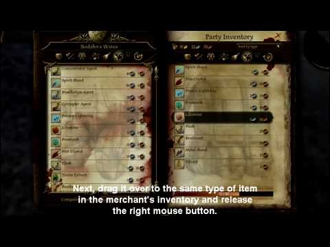 Dragon Age Origins Item Duplication Trick PC VERSION