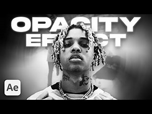 EASY OPACITY EFFECT for your EDITS (After Effects Tutorial)