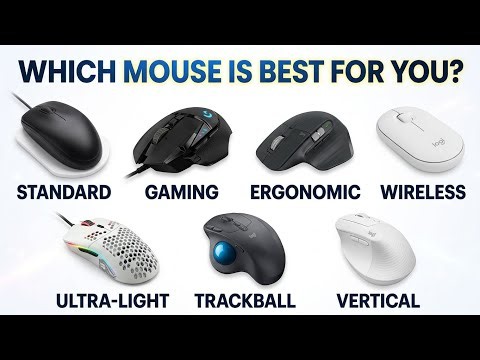 Every Computer Mouse Type Explained in 2 Minutes