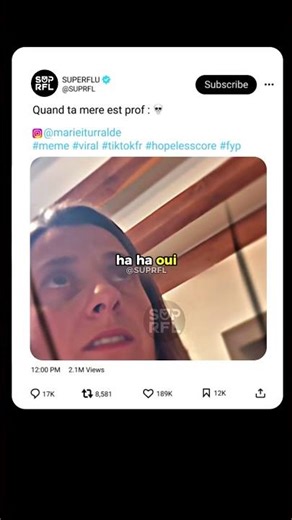 Quand ta mere est prof : 💀