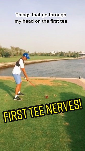Island tee box on the first hole. Only one place it’s gunna go! #fail #golf #golftiktok #funny #fyp