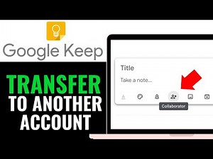 How to Transfer Google Keep Notes to Another Account 2025 (QUICK GUIDE)