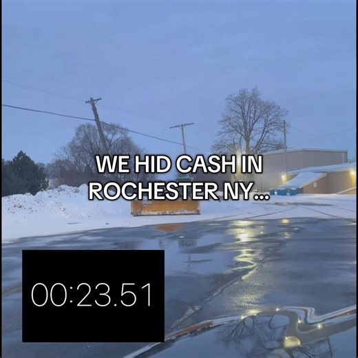 Cold. Rainy. Rochester. Still hiding CASH 💵😂 Spring can’t come fast enough 🌸 Follow so you don’t miss the next drop! #rochesterny #cash #money #giveaway #rochester