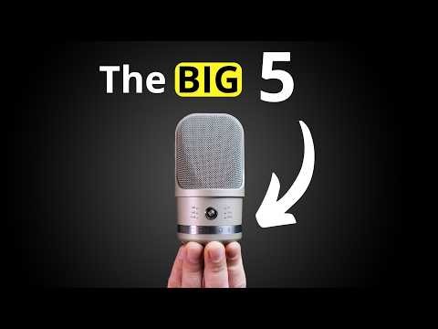 Recording Guitar And Vocals Using 5 Polar Patterns! 