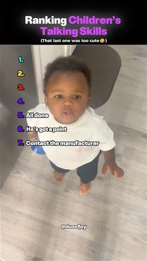 Ranking Children’s Talking Skills