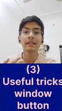 Top Windows Key Shortcuts to Work Faster 💻⚡#computertips #pc #techtips #windows key tips