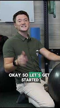 Core Exercises Using Stability Ball - Start Off With Lower Back Decompression #stabilityball