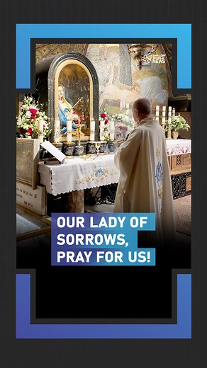 When the Christian world celebrated the Feast of Our Lady of Sorrows on September 15, 2025, here is a visual from the sacred Calvary within Jerusalem’s Basilica of the Holy Sepulcher, which hosted a Solemn Mass for the Feast of Our Lady of Sorrows. This devotion, deeply rooted in Scripture and centuries of Christian piety, draws hearts to the Blessed Mother as she shares in her Divine Son’s suffering. The Servites first introduced this feast to deepen the faithful’s connection to Mary’s sorrows.
