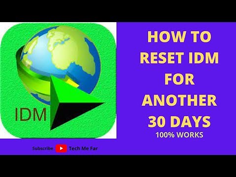 How to Reset IDM | Extend Trial period (30 days) - 100% (Internet Download Manager) | No Crack