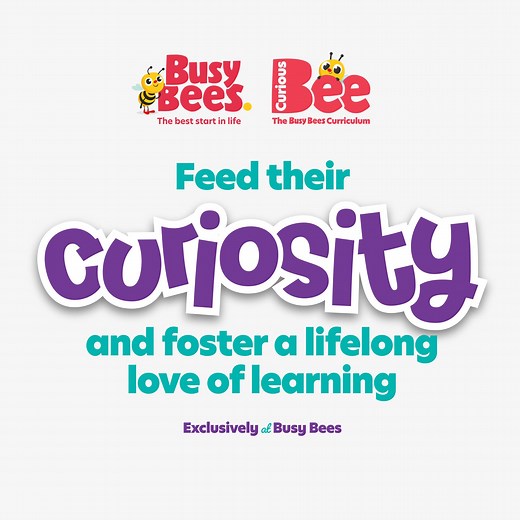 🐝 Our expertly crafted curriculum, backed by over 40 years of industry-leading experience, is designed to spark curiosity and give every child the best start in life.🍯📚 Click the link below to learn more about our Bee Curious Curriculum: https://www.busybeeschildcare.co.uk/bee-curious/welcome-to-bee-curious #BeeCurious #FeedTheirCuriosity #LearnAndGrow #Childcare #Nursery #ParentingTips | Busy Bees Childcare