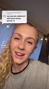 897K views · 37K reactions | voldemort en pointe is so chaotic #voldemort #harrypotter #darklord #deatheater #pointeshoes #pointe #ballet #yorkshire #accent | emwallbank | Facebook