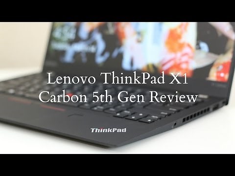 Lenovo ThinkPad X1 Carbon 5th Gen Review 2017