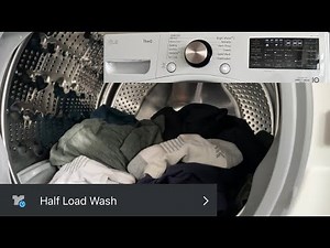 Half Load Wash Cycle - LG WM4000HWA Front Load Washer