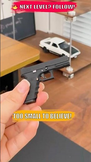 THE WORLD'S SMALLEST GUN?! 😱 | Mini Glock Replica