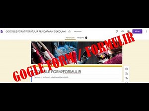 Cara mudah membuat Google Form/Google Formulir sederhana