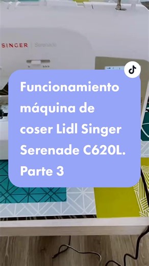 Funcionamiento de la máquina de coser Lidl Singer Serenade