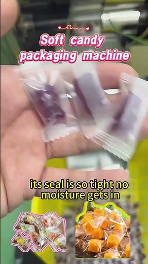 soft candy wrapping machine| candy packaging machine