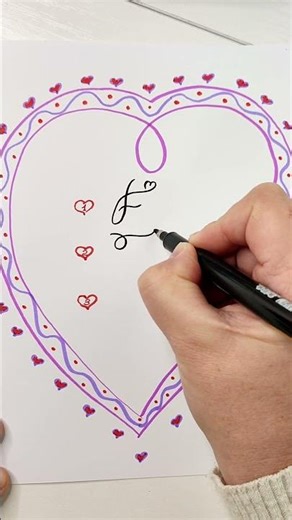 3 Romantic Calligraphy Styles of Letter F with Heart | Perfect for Initials, Tattoos & Love Notes