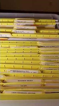 Video 5 of 5 Genealogy Color Coded Files by Generation