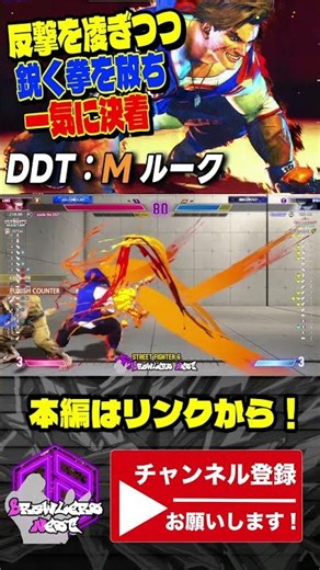 [DDT] A powerful offensive attack with a powerful flashing fist | DDT (Luke) vs Ken [Street Fight...